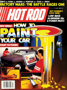 HOT ROD 1985 MAR - NEW MUSTANG GT, DAGO RED, LaSALLE